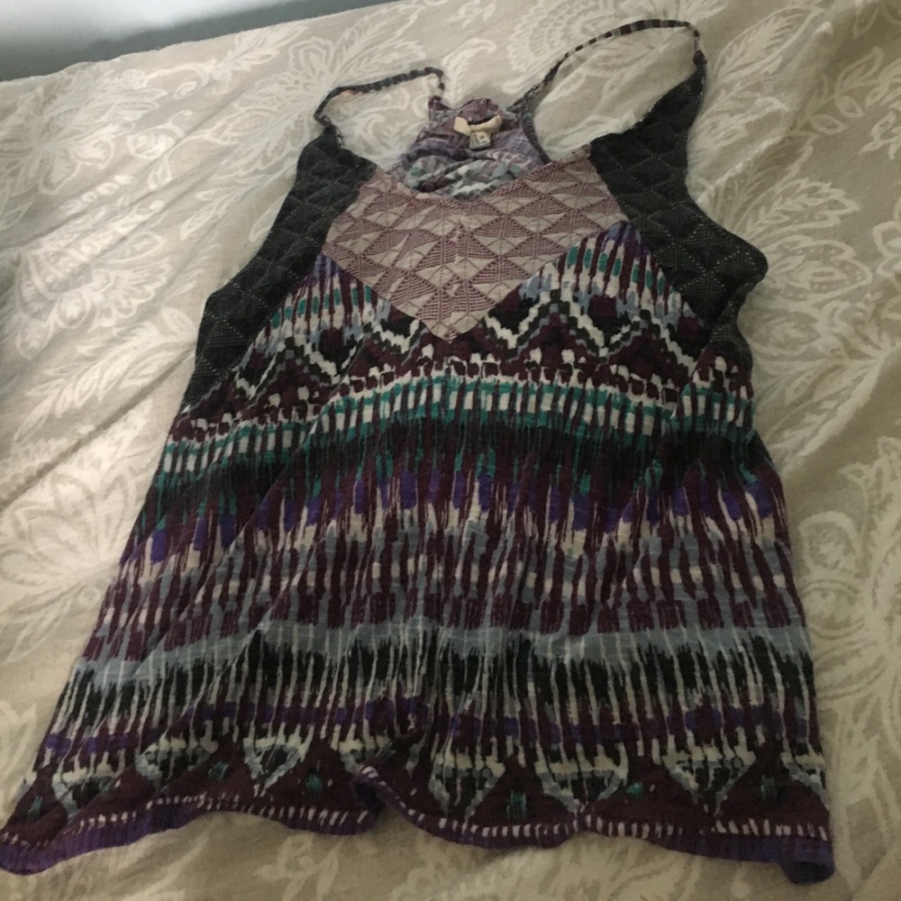 multicolored tank top
